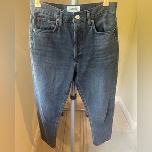 Agolde black denim jeans
